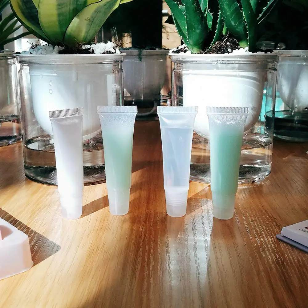 1OPCS 15 мл мини прозрачные пустые трубки для блеска губ косметические контейнеры с