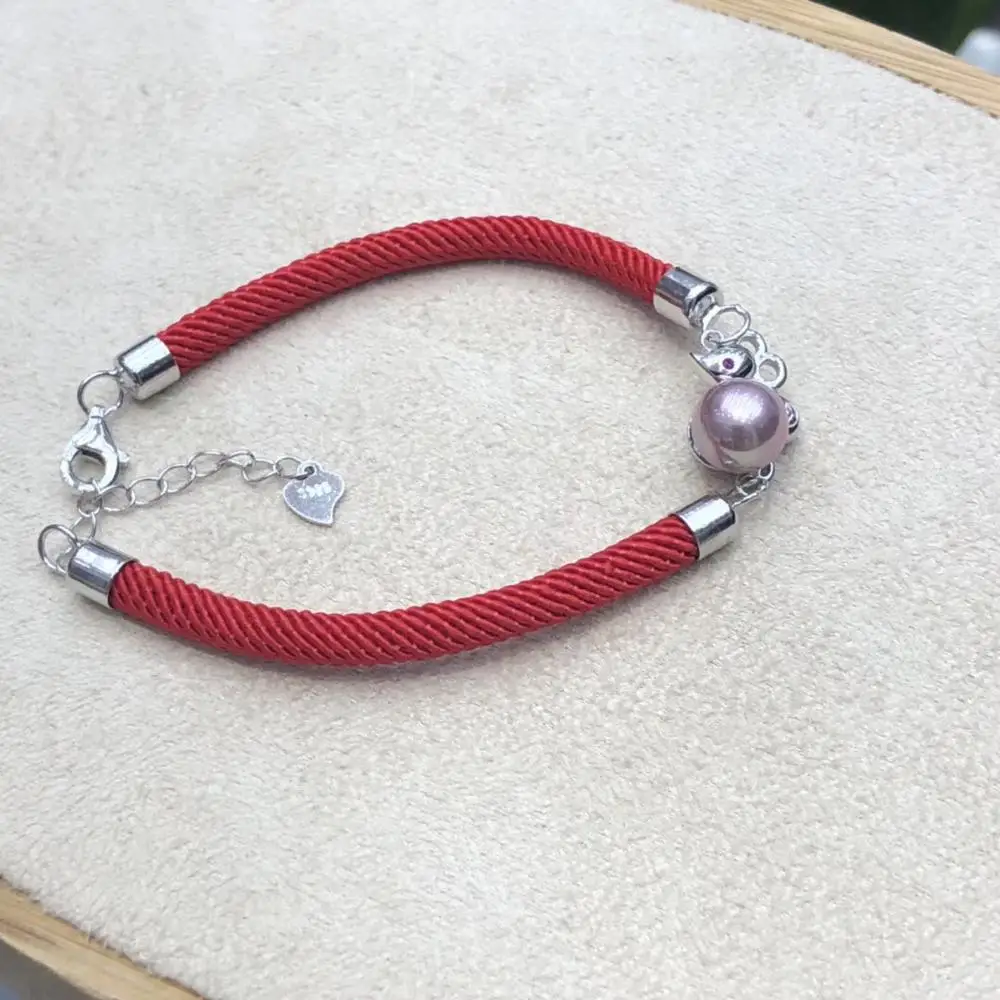 

Браслет из серебра 925 пробы в форме крысы, с жемчугом