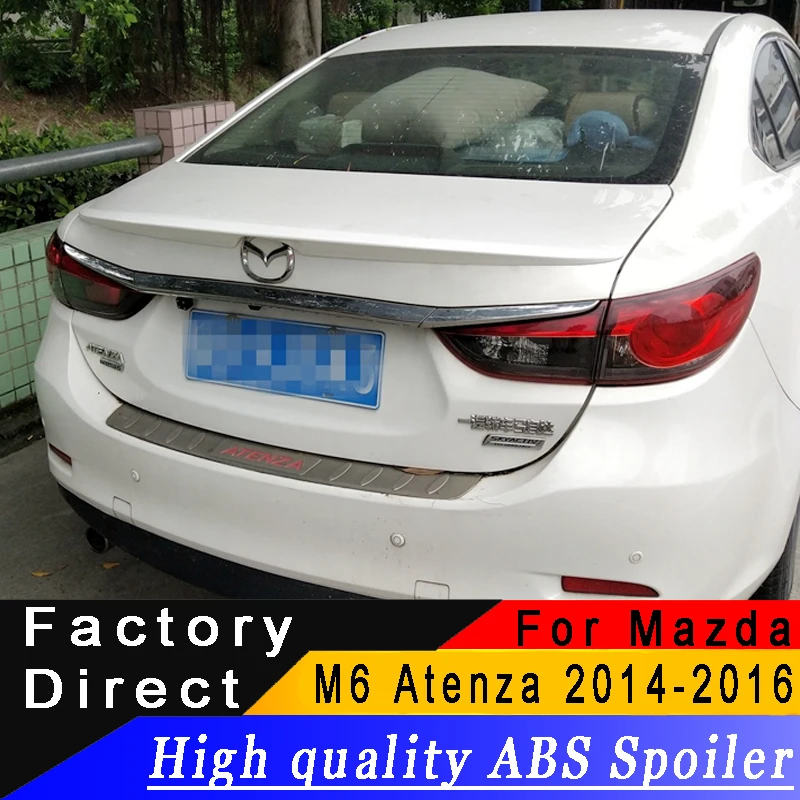 Спойлер для Mazda 6 M6 Atenza 2014 2015 2016 года высококачественный спойлер из АБС пластика