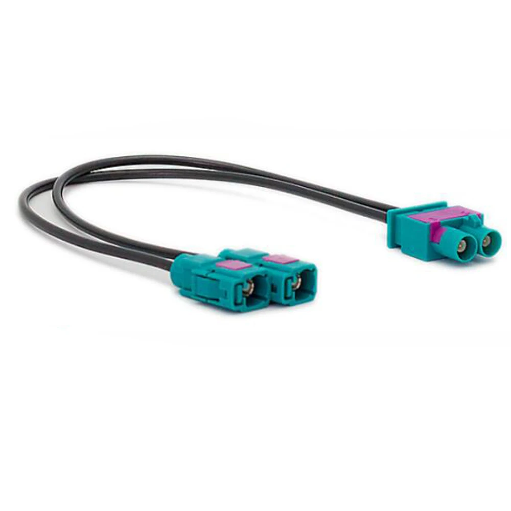 Радио переходник для антенны аудио кабель Мужской Двойной Fakra две адаптера