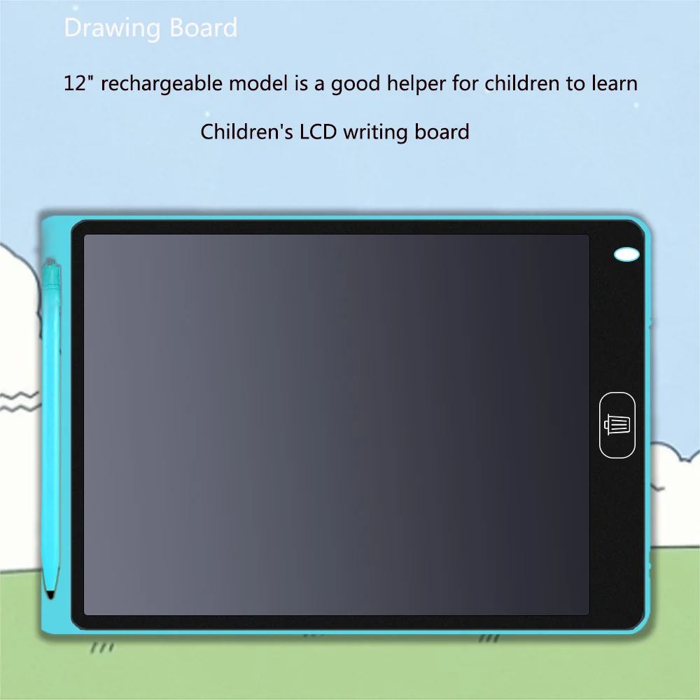 Цифровой планшет для рисования Ультратонкий портативный электронный письма с ЖК
