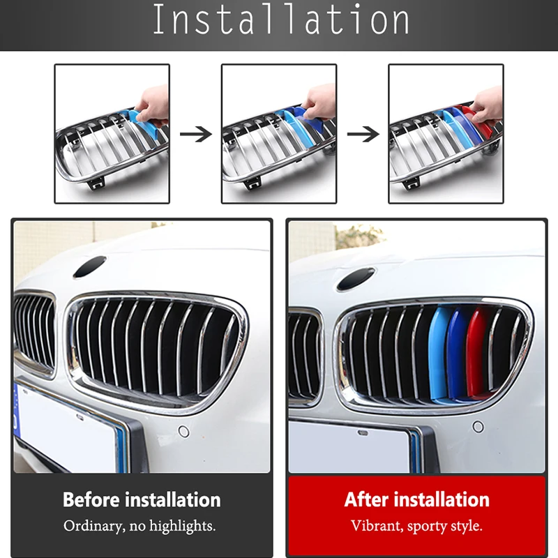 Передняя решетка радиатора для BMW E46 E90 E60 E39 E36 F30 F10 F20 X5 E70 E53 G30 E91 E92 E93 E87 X3 E83 F25 X6 E71 F31