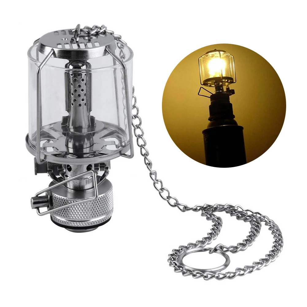 

Outdoor Portable Camping Lantern Gas Hanging Mini Tent Lamp Mini Durable Gas Candle Light Tent Illumination Equipment