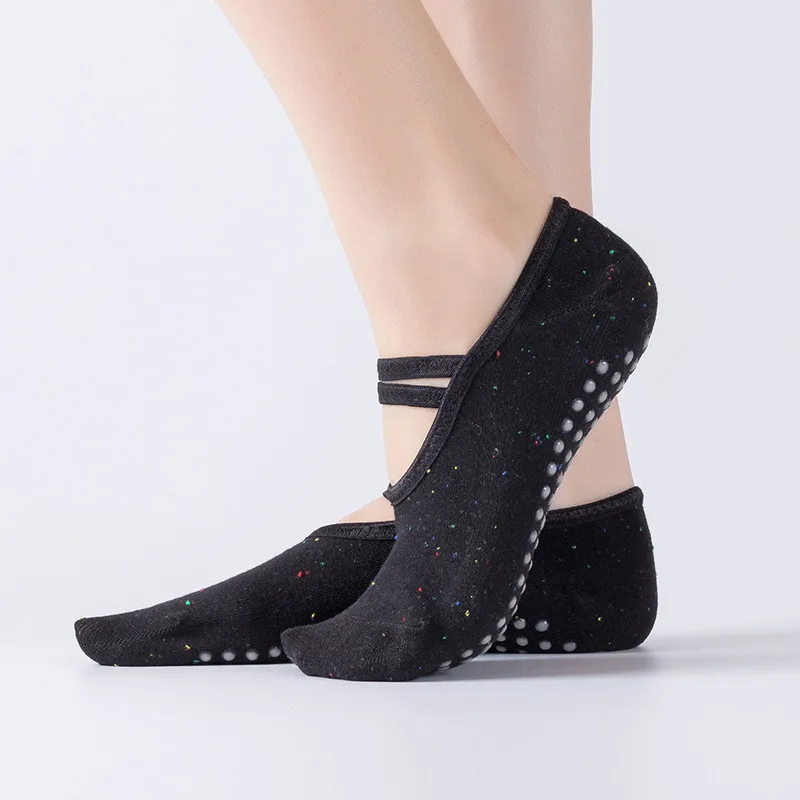Бесплатная доставка нескользящие носки для фитнеса танцев пилатеса