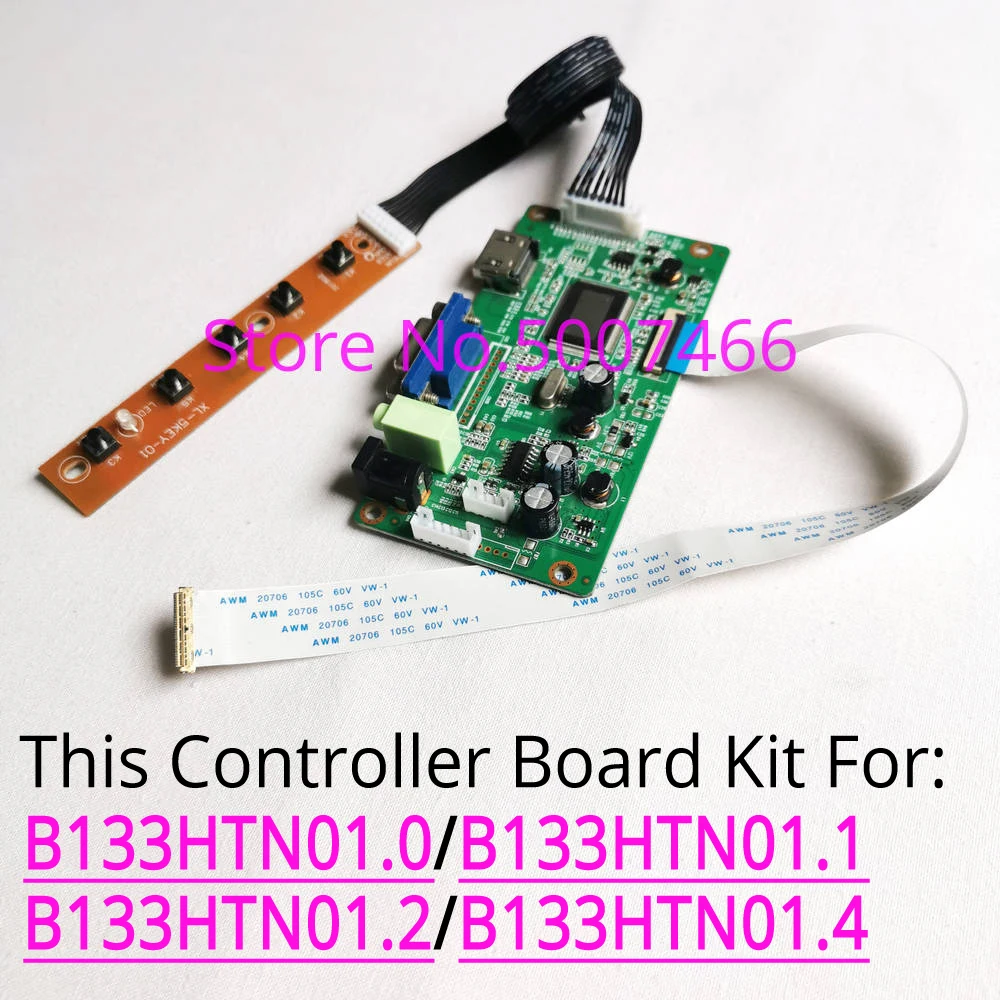 

Подходит для B133HTN01.0/B133HTN01.1/B133HTN01.2/B133HTN01.4 1920x1080 EDP 30-контактный монитор ноутбука, ЖК-экран, VGA контроллер, плата в комплекте