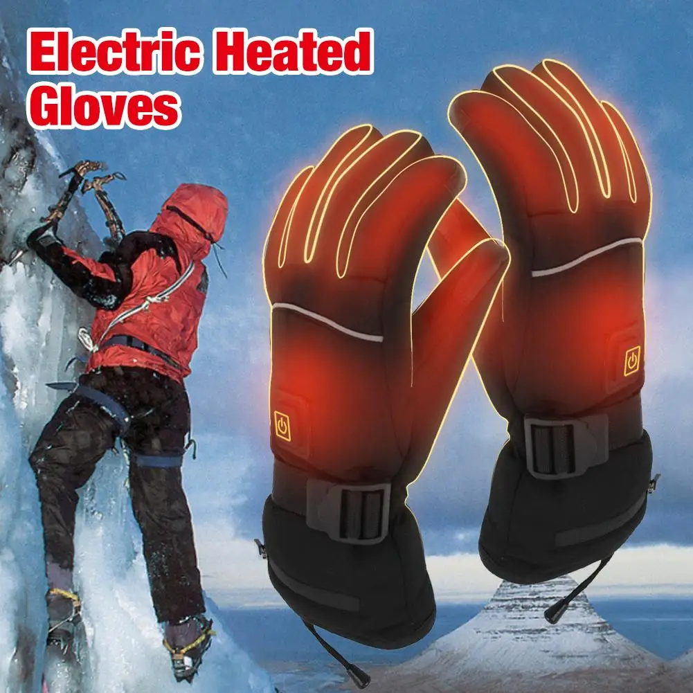 

Motorbike Racing Riding Gloves 7.4V Rechargeable Hand Warmer Touch Screen Waterproof Heated Guantes Motorcycle Heated Gloves