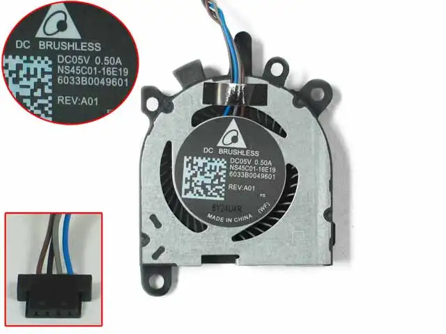 Delta Electronics NS45C01 16E19 6033B0049601 DC 5V 0.5A 4 проводной Сервер вентилятор охлаждения