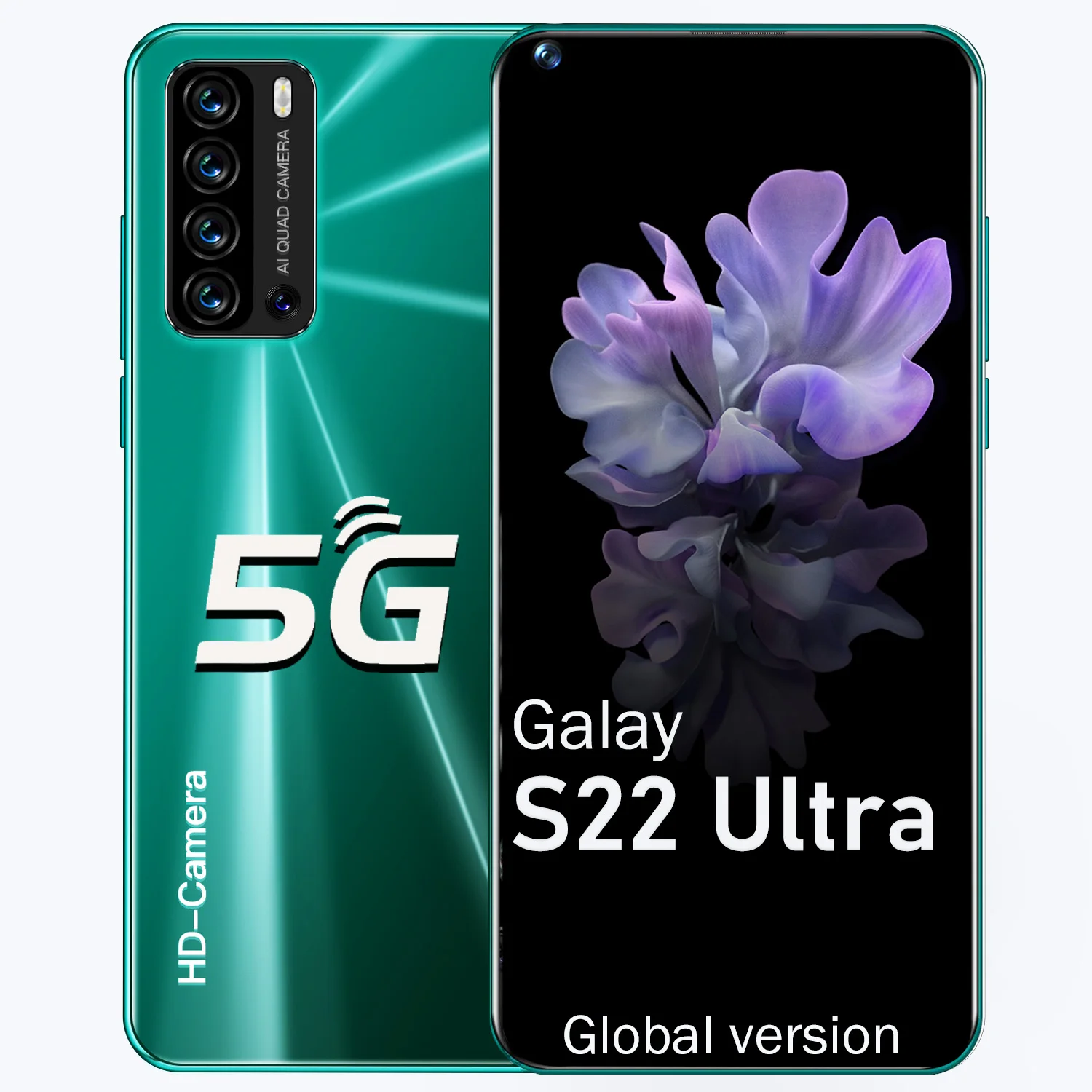 

Galay S22 Ultra Smartphone 7.3 inch 12GB+512GB 5600mAh Unlock Global Version 4G/5G Android10.0 Mobile phone Celulares Cellphone
