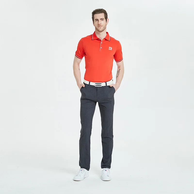 

EVERIO Spring Summer Golf clothing Short Sleeve lapel collar Men's T-shirt Breathable quick-drying Golf sportswear top Shirts