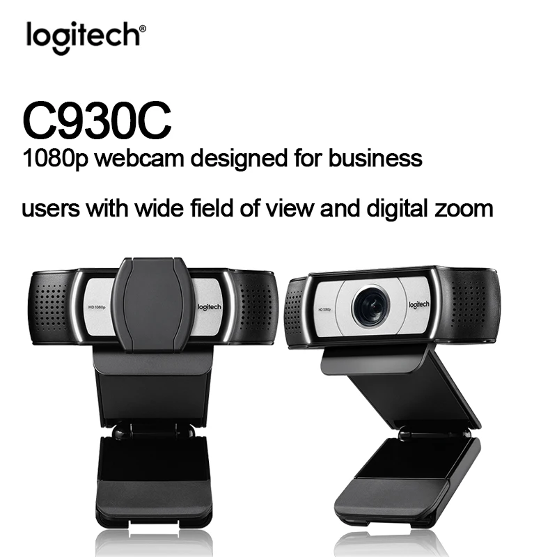 C930C Logitech C920e HD веб-камера видео чат запись Usb камера C922/C270/C930C HD Smart 1080p Веб-камера для компьютера Встроенный микрофон - Color: C930C
