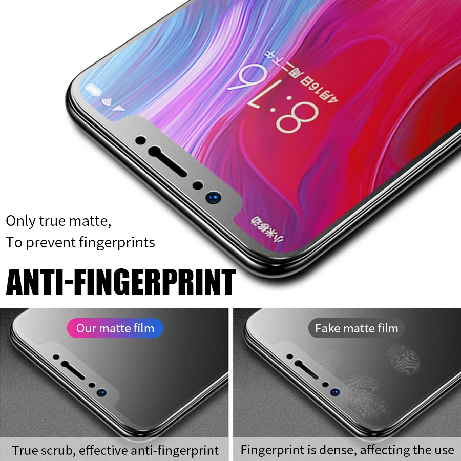 Матовое закаленное стекло для Xiaomi Mi Redmi Note 10 9 9s 8 7 9T 10T Pro 9A 9C Poco F1 F3 M3 F2 X3 NFC Защитная