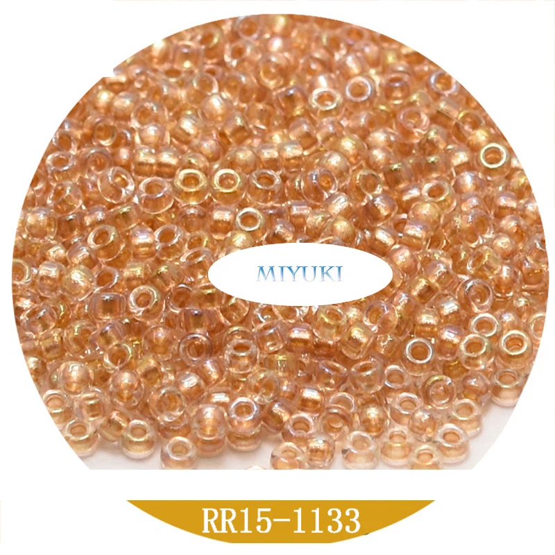 

Японские импортные бусины Миюки 1,5 мм, 21 цвет, заполняющие ядро серии, круглые бусины Rr15/0