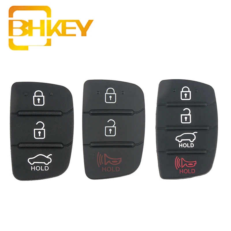 BHKEY для Hyundai оболочка ключа 3/4 кнопок HB20 SANTA FE IX35 IX45 автомобильного ключа|Ключ от