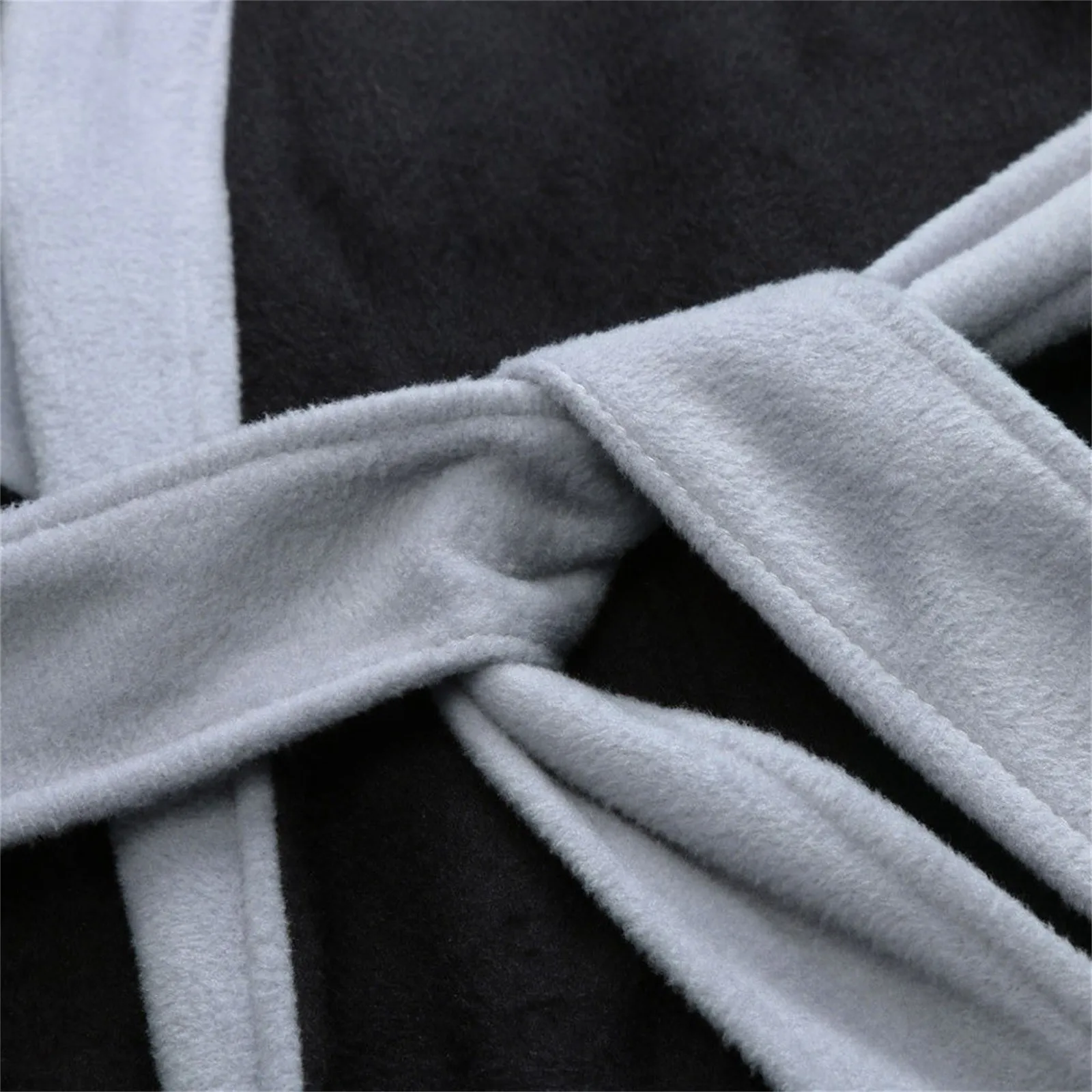 

Men Bathrobe Robes Sleepwear Winter Lengthened Plush Shawl Home Clothes Long Sleeved Robe Coat Ochtendjas Heren