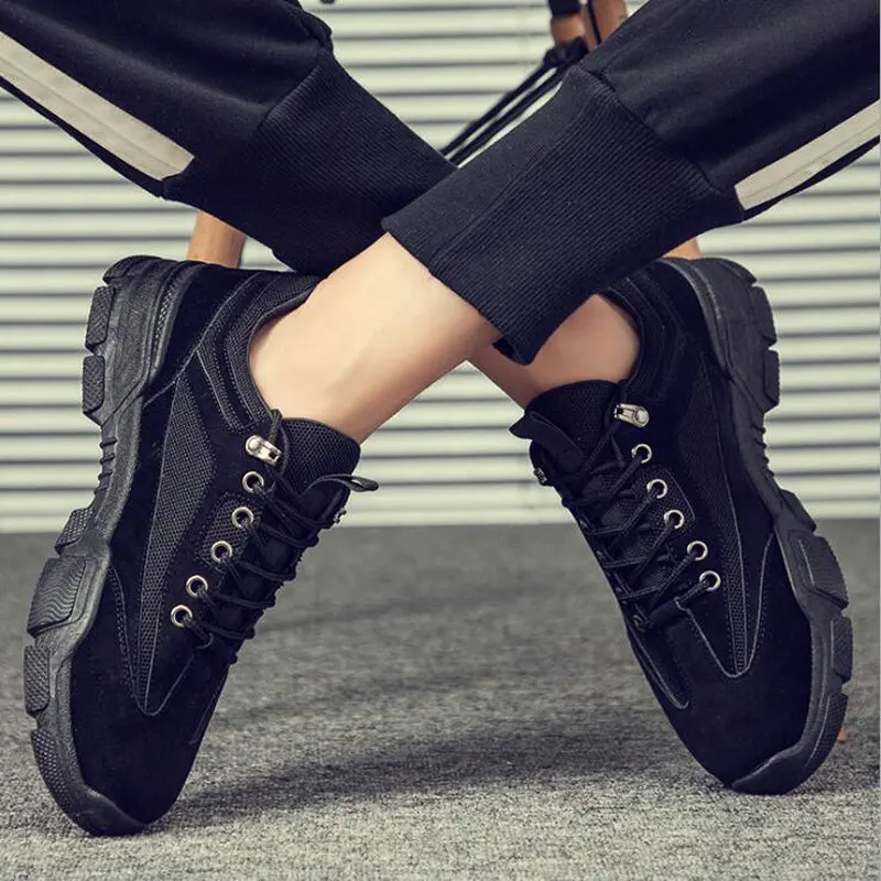 Men Canvas Western Military Ankle Boots Work Casual Shoes Sneakers Cowboy Botas Vintage A55-34 | Обувь