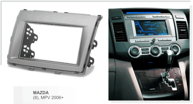 Автомобильный радиоприемник CD панель с рамкой для Mazda MPV 2006 + 8 Facia аудиоприборной