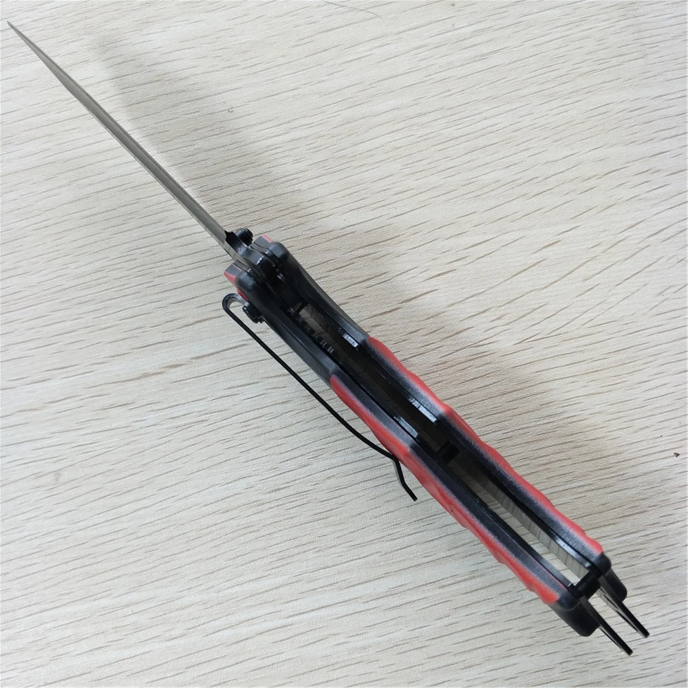 Тактический 55HRC Твердость 3CR13MOV лезвие стальной лист + пластиковые ручки складные