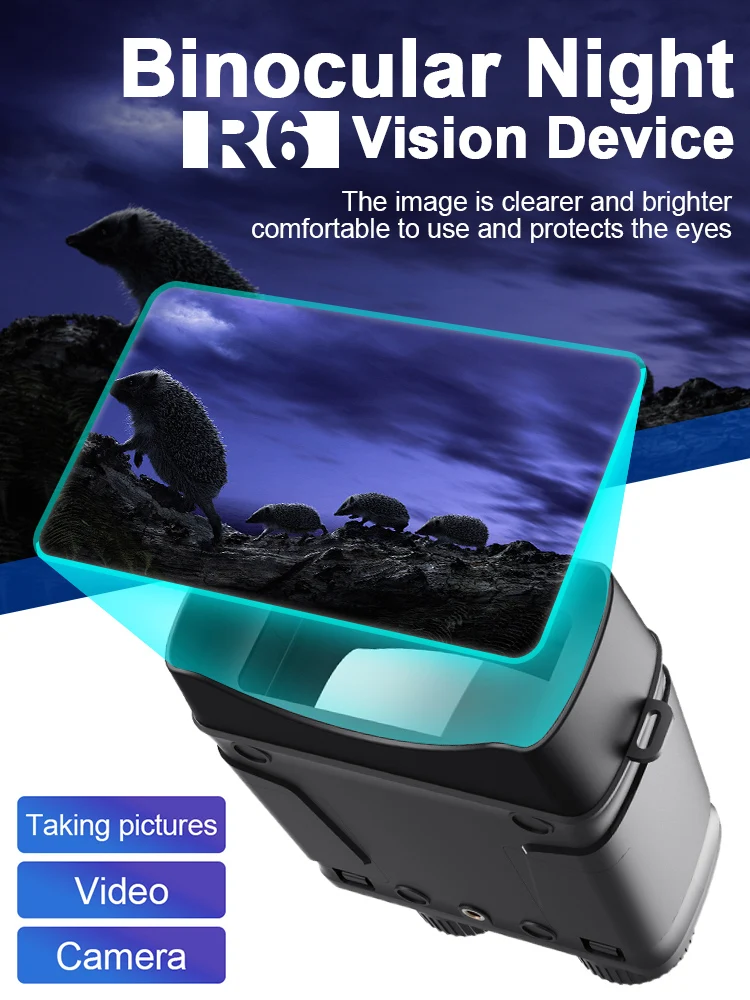 Digital Infrared Night Vision Device Binoculars Photography Video Telescope Wild Observation For Camping Hunting | Инструменты