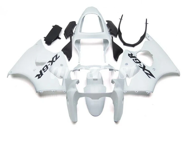 

New ABS Motorcycle Fairings kit Fit for kawasaki Ninja ZZR600 05 06 07 08 ZX-6R 636 6R 00 02 01 2000 2001 2002 Body white
