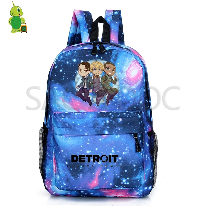 Рюкзак Detroit Become Human Galaxy Kara RK800 школьные сумки для подростков девочек мальчиков