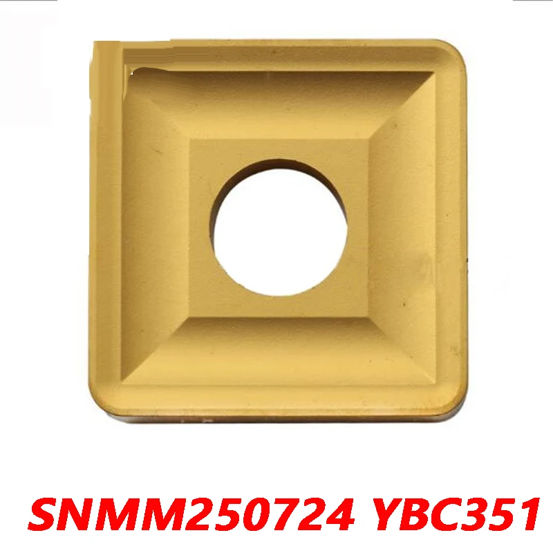 

100% Original SNMM SNMM250724 YBC351 10pcs CNC lathe blade Carbide insert Milling insert Processed stainless steel Efficient