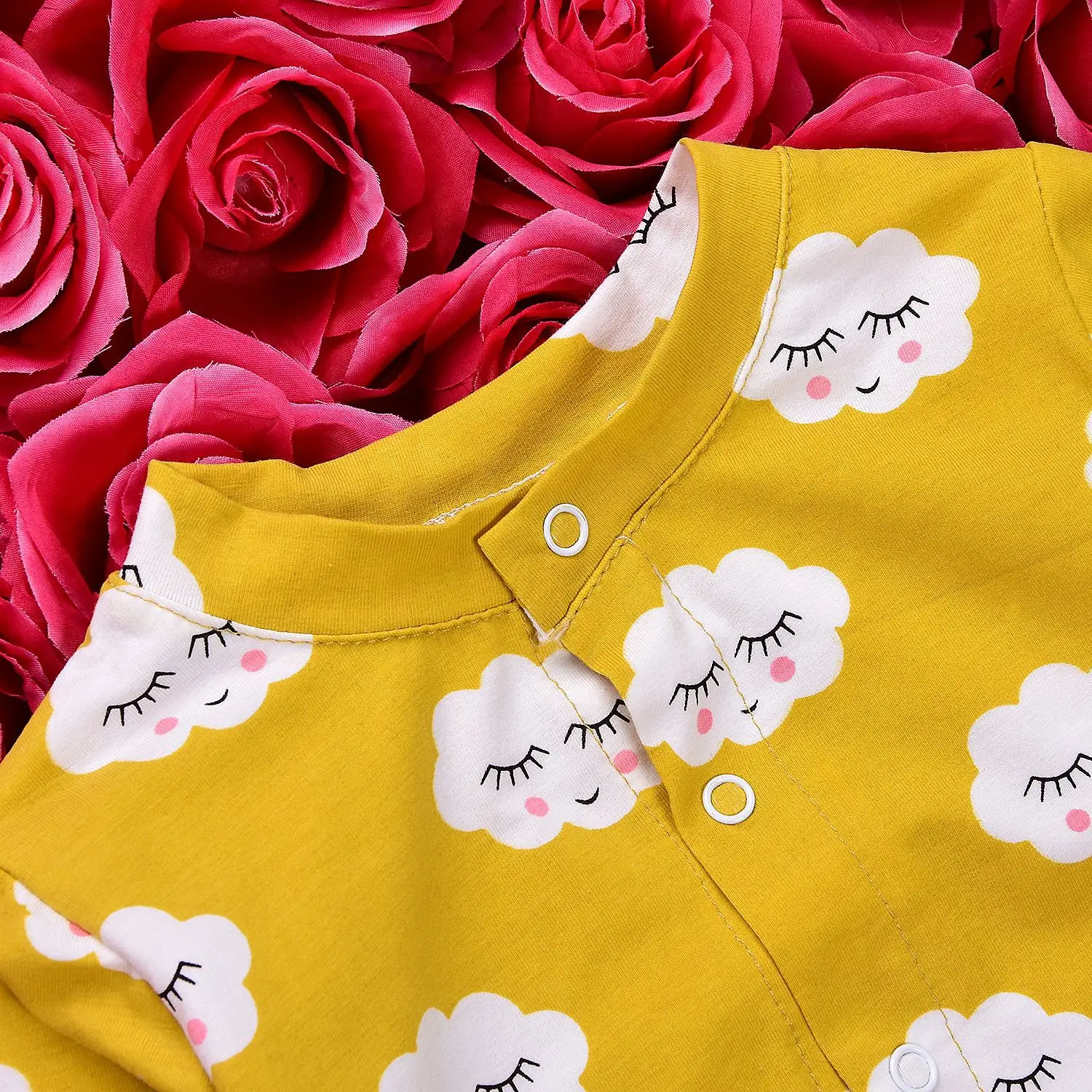 Облако Детские ползунки с рисунком Спортивный костюм для малышей длинным