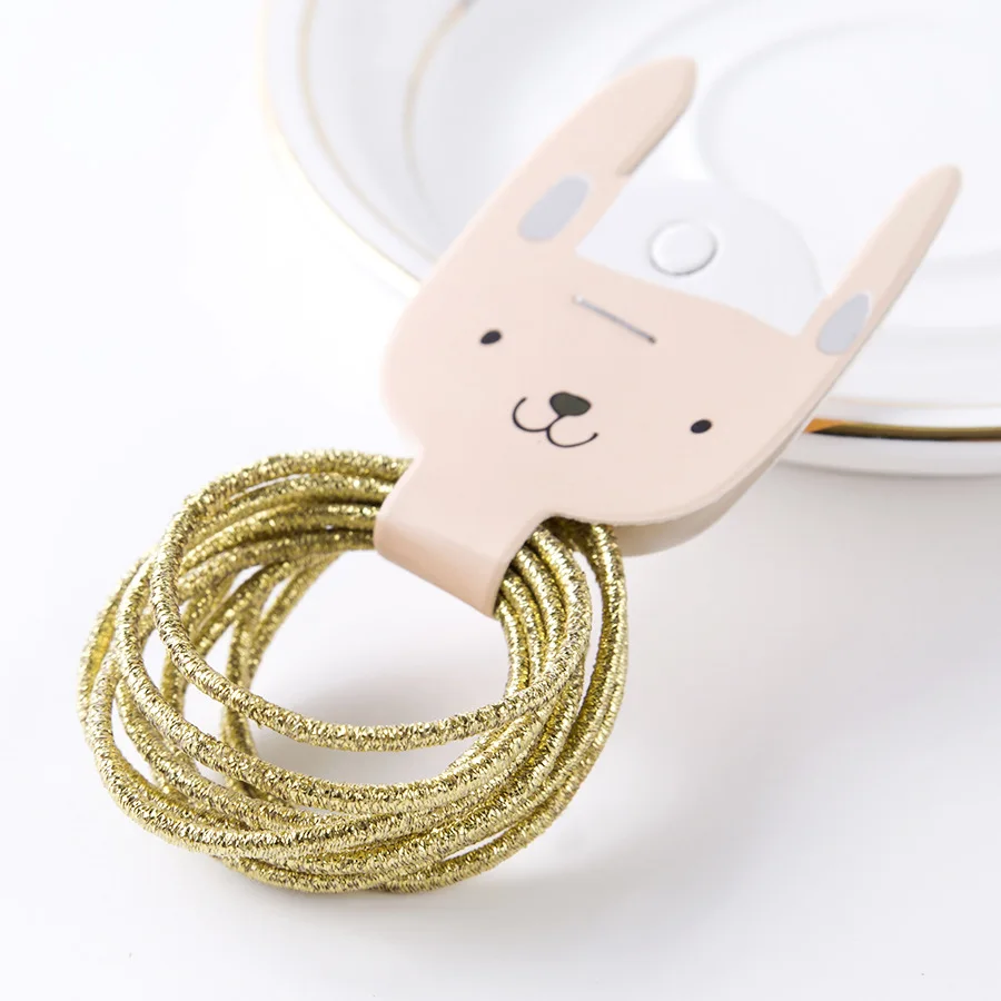 

10PCS/Lot Glitter Colorful Girls Elastic Hair Band Rubber Baby Hair Band Kids Baby Ponytail Headbands Scrunchie Fashion Headwear