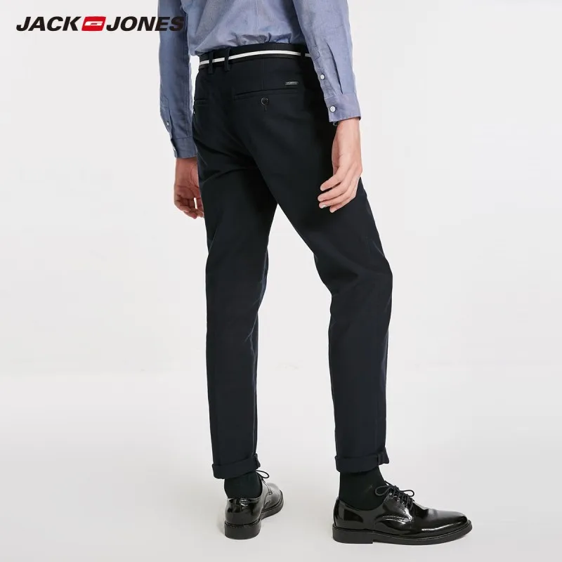 JackJones мужские деловые Умные повседневные Узкие повседневные брюки 218414528