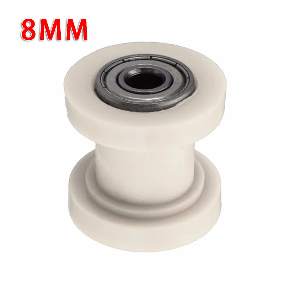 

8mm Motorcycle 8mm Drive Chain Roller Pulley Wheel Slider Tensioner Wheel Guide For Pit Dirt Bike XR125 CRF50 KLX110 #317022