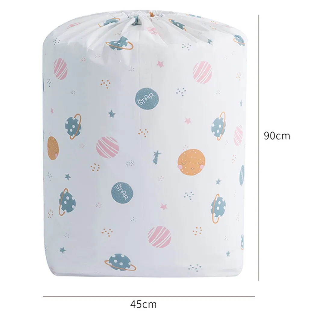 

1PCS 90*45cm PEVA Bags Clothes Quilt Storage Bags Reusable Bedding Toy Packing Bag For Large Organizer