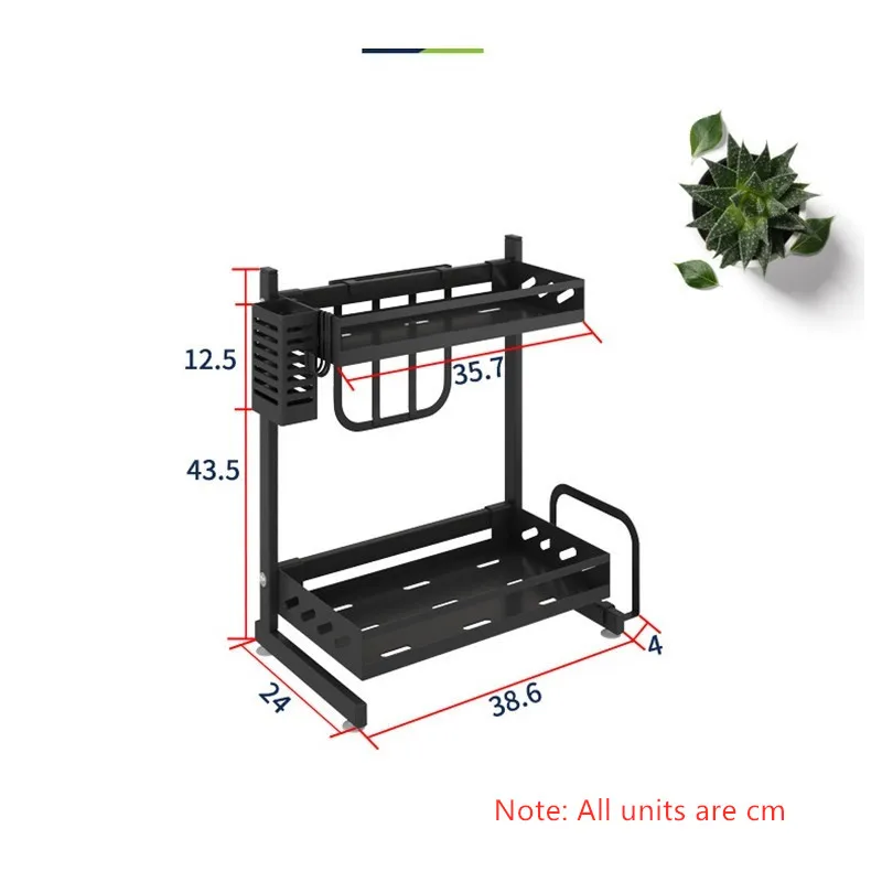 Кухонная стойка из нержавеющей стали напольная для приправ полка хранения