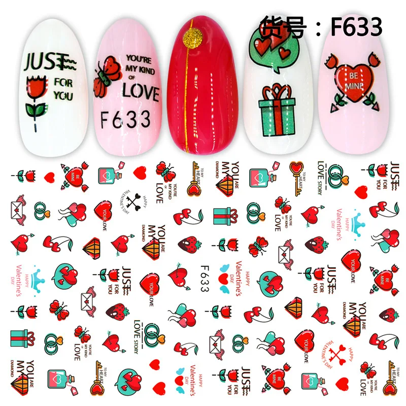 

1Pcs Water Nail Decal and Sticker Flower butterfly Color Simple Spring DIY Slider for Manicure Nail Art Watermark Manicure Decor
