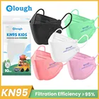 Elough защитные Детские маски Kn95 mascarillas fpp2, Детские корейские маски для лица, черные ffp2 Детские маски для девочек