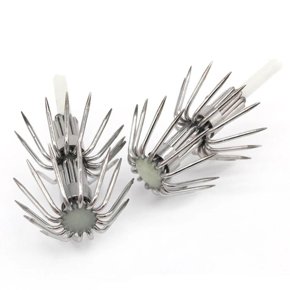 10 шт. светящиеся в темноте приманки-осьминог | Спорт и развлечения