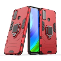 kickstand cases for huawei p50 p40 pro plus p30 p20 lite covers pc tpu ring stand figerprint proof armor phone bags shell fundas