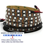 WS2815 DC12V WS2812B WS2813 RGB Светодиодные ленты светильник индивидуально адресуемых СВЕТОДИОДНЫЙ светильник с двойной сигнал 1 м 5 м 30 60 144 светодиодов IP30 65 67