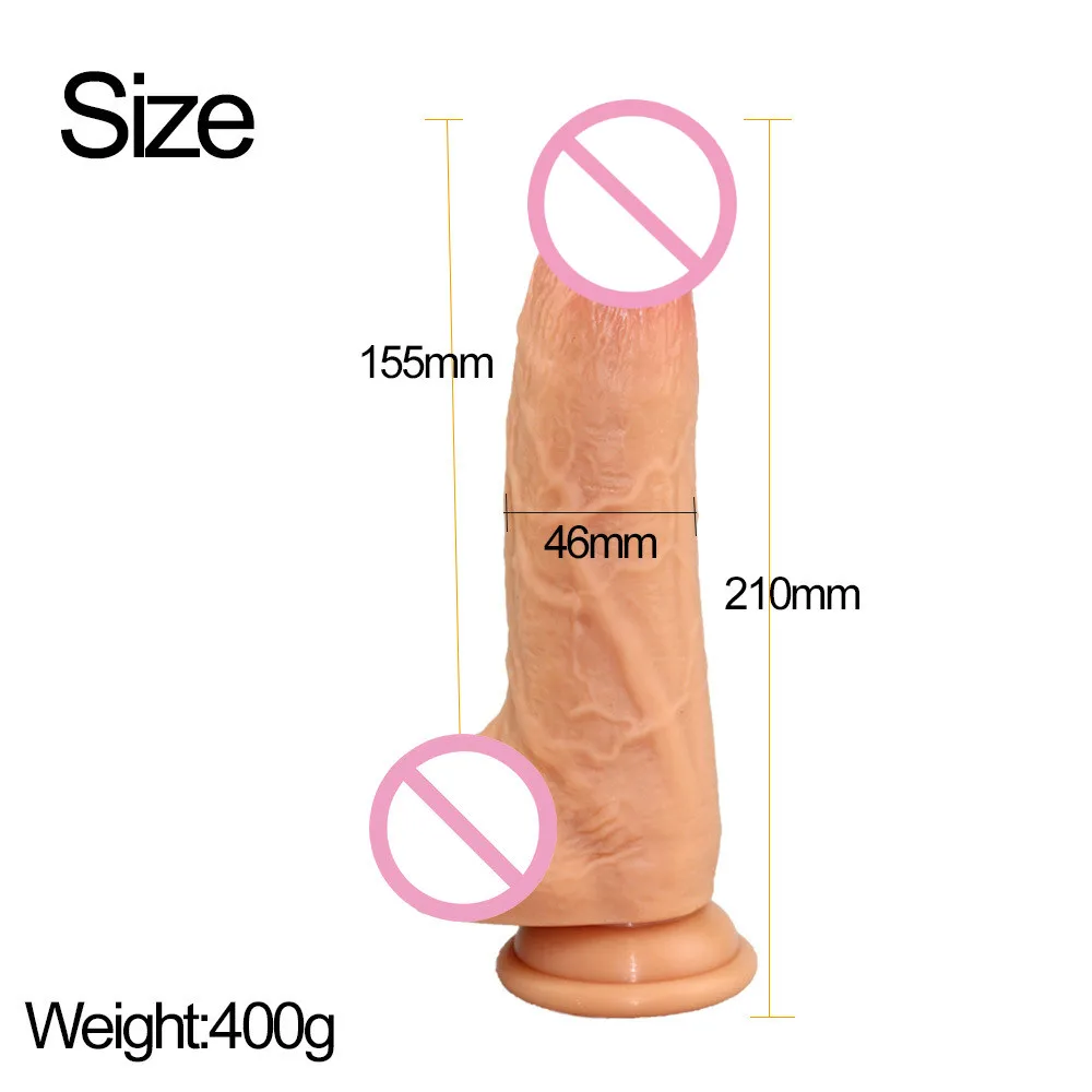 Фаллус огромный большой реалистичный фаллоимитатор толстый силиконовый пенис G