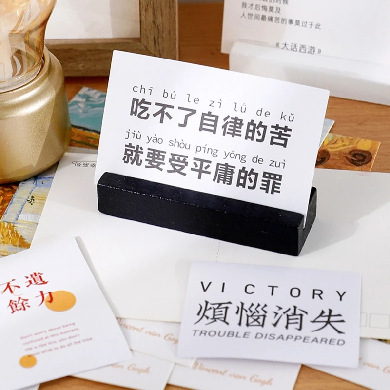 

F3MA Wooden Photo Stand Picture Display Holder Desk Decorative Ornemants for Wedding Christmas New Year Anniversary Parties