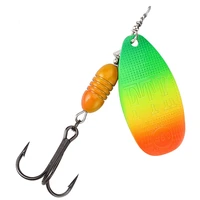 1 pc rotating iron lure fresh water 101618g 8 18 58 8cm long range composite colors sequin bait barbed hook