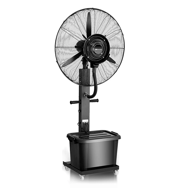 

Water Fan Misting 26 Inch 42L Tank Industrial Spray Fan Mist Fan