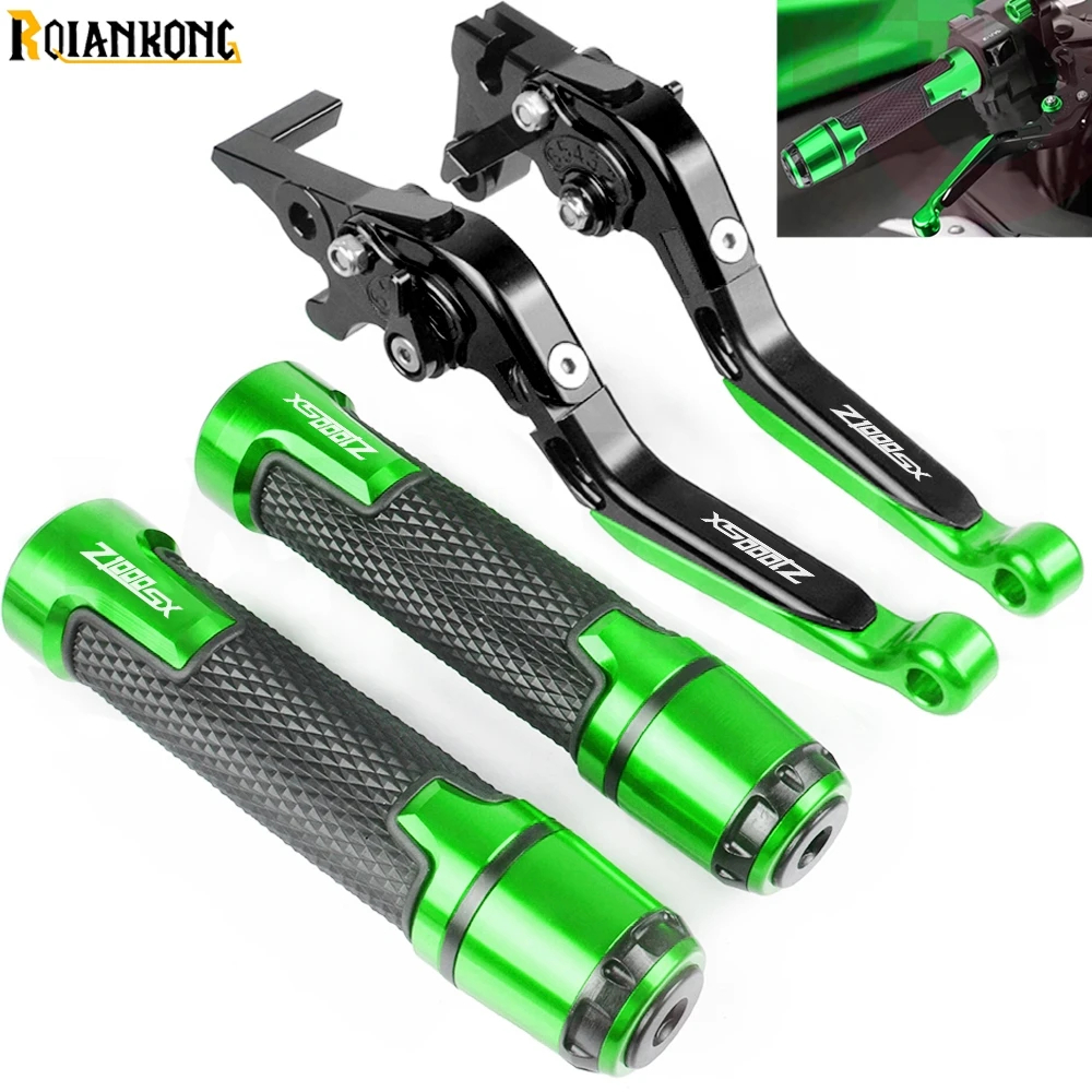 

For Kawasaki Z1000SX Z1000-SX 2017 2018 Motorcycle Accessories CNC Brake Handle Adjustable Brake Clutch Levers Handbar End Grip