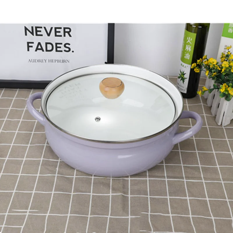 Эмалированная суповая кастрюля эмалированная маленькая для супа Детская лапши