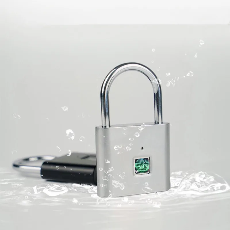 40 наборов смарт замок без ключа с отпечатком пальца противоугонная USB зарядка для