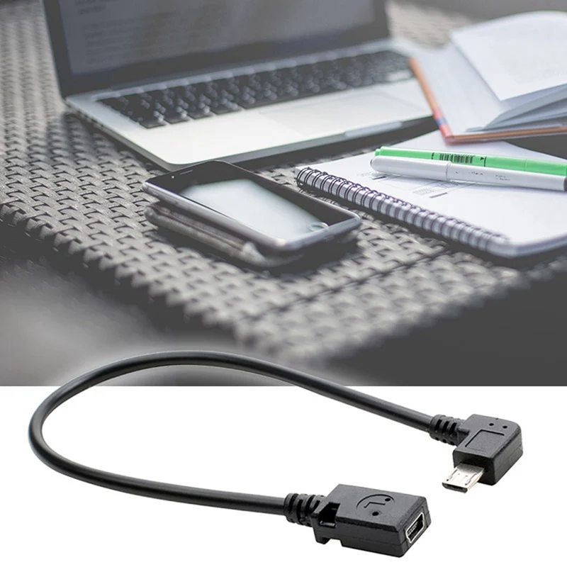 

Android Micor USB Data Cable Converter Micro USB Male To Mini USB Female Adapter line Micro USB Smart Device Data Cable Line