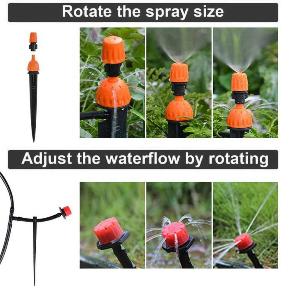 40M Micro Drip Irrigation System Watering Kit Smart Garden Automatic Plant Green House |