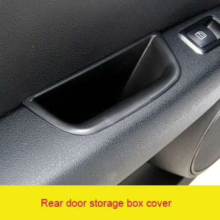 

For Mercedes Benz C 2008-2014 carbon fiber Rear door storage box 1pc