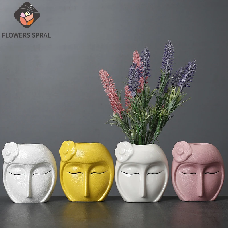 

European-Style Ceramic Vase Modern Home Decoration Desktop Vase Furnishings Creative Vase Decoration Salon Christmas Gifts