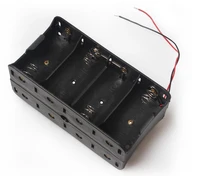 dual wires double sides battery holder storage case 12v back to back box for 8 x 1 5v d size batteries