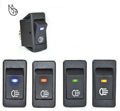 Автомобильный туманный переключатель туманного света тумблер светодиодный