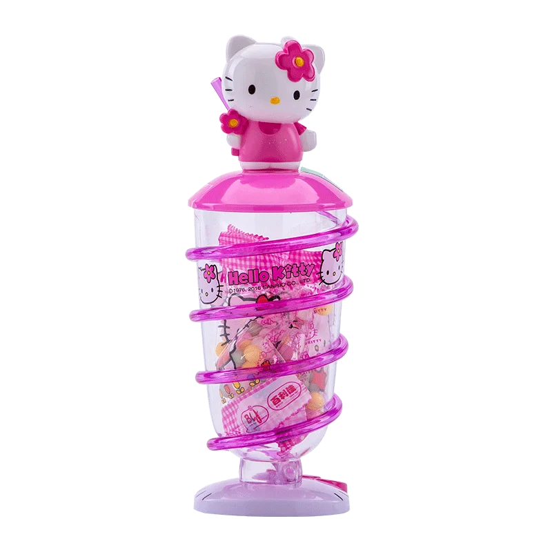 Hello kitty милый творческий соломенная чашка дети конфеты закуски Игрушка